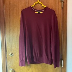 Men’s red XL banana republic merino wool sweater